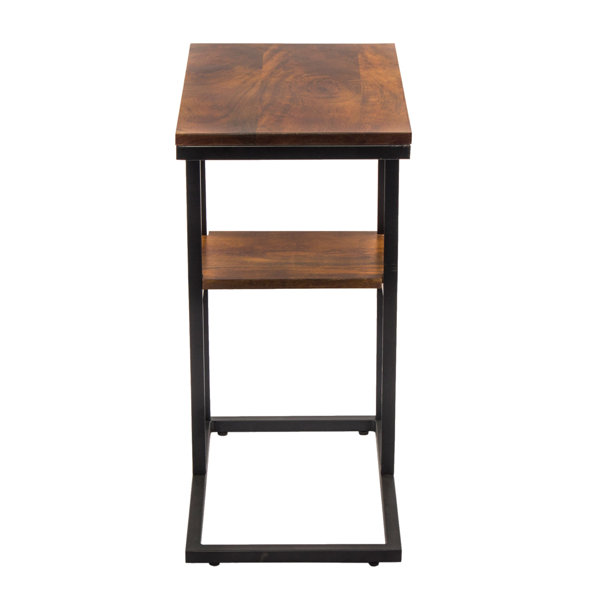 17 Stories Connersville 25'' Tall Solid Wood Frame End Table & Reviews